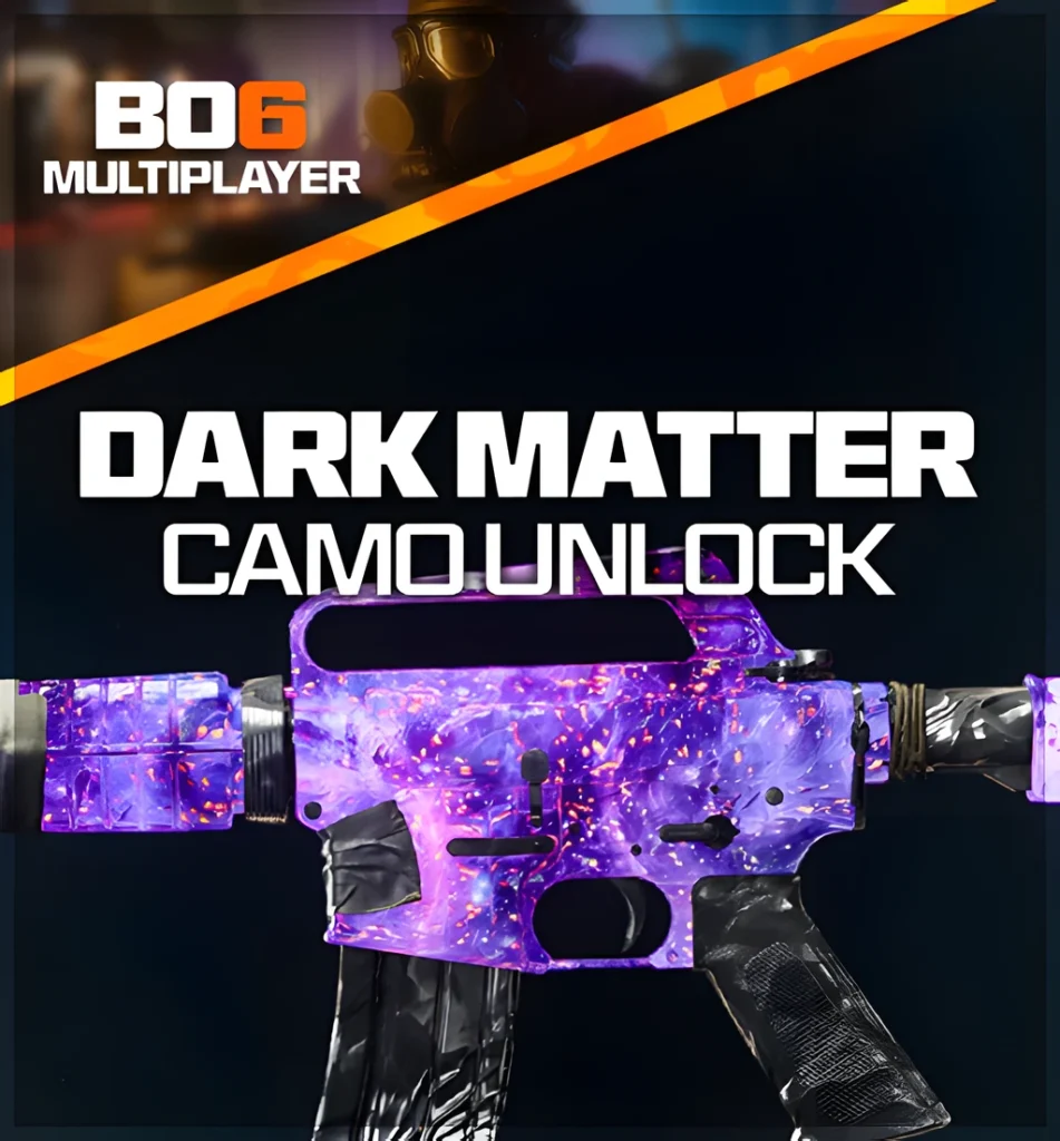 BO6 Dark Matter Camo unlock service - safe and fast delivery