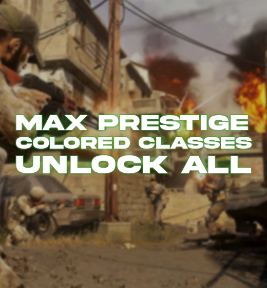 Call of Duty Modern Warfare Remastered (MWR) Ultimate Package: Unlock All, Max Prestige 1000 & Colored Classes