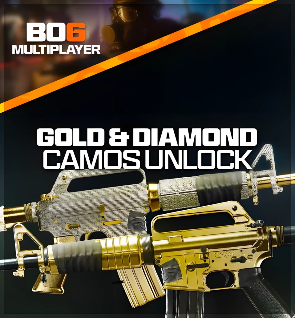 BO6 gold diamond camos unlock