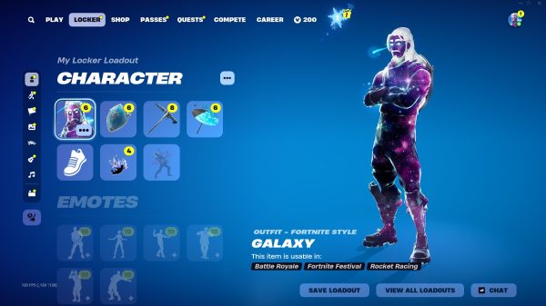 GALAXY, 95+ SKINS