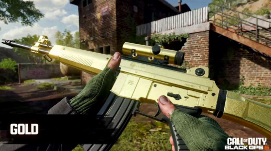 Gold Mastery Camo In Black Ops 6