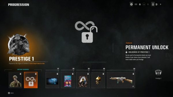 Weapon progression in BO6 Prestige