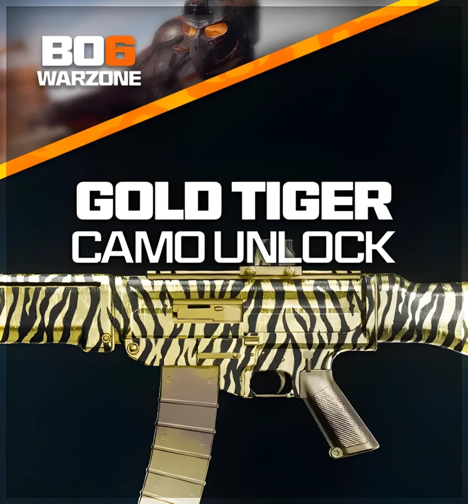 BO6 gold tiger camo unlock