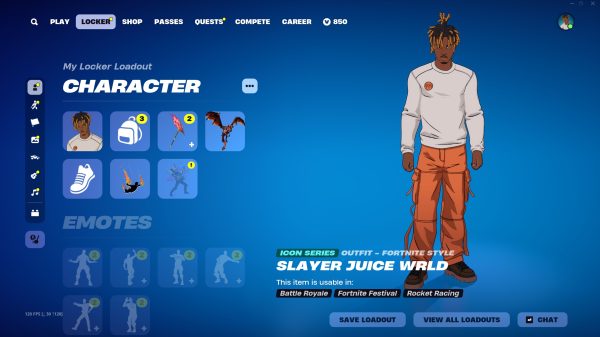 Juice WRLD, $380+ SKINS