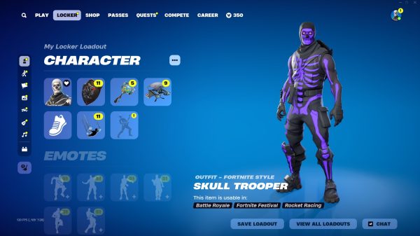 OG SKULL TROOPER, BLACK KNIGHT, IKONIK, SPARKLE SPECIALIST, IRIS, MAKO, 100+ SKINS