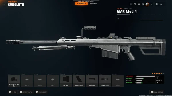 High-Damage Sniper: AMR Mod 4