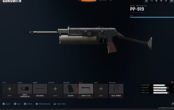 SMG Bullet Hose: PP-919