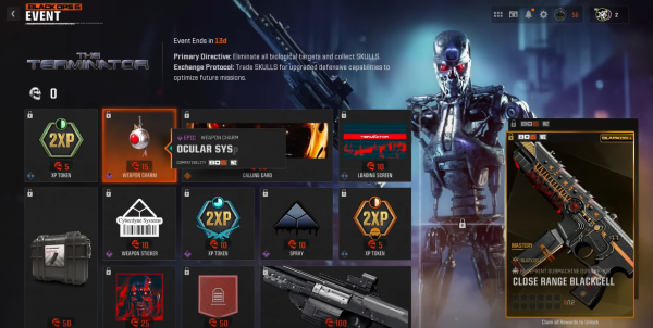 All Terminator Event Rewards & Unlock Requirements