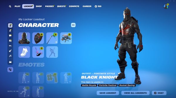 BLACK KNIGHT, DOUBLE HELIX, 155+ SKINS