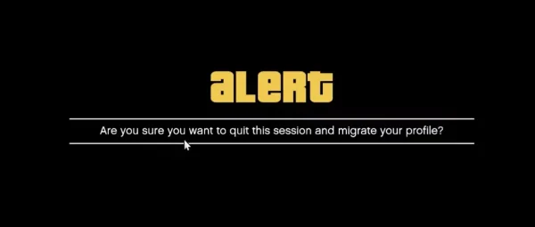 Are you sure to migrate the profile
