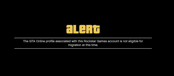 Not able to migrate