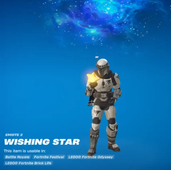 Buying The Fortnite Wishing Star Emote