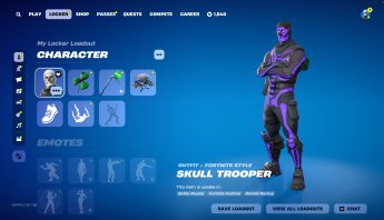 OG SKULL TROOPER, AERIAL ASSAULT TROOPER, BLACK KNIGHT, MINTY, OMEGA, TRAVIS, MAKO, 390+SKINS