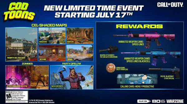 All CODToons Event Rewards in BO6
