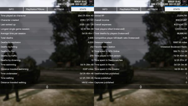 7.17 Billion Cash, Rank 126, 30 Modded Outfits, 20 Modded Cars, Halloween, Oppressor MKII, Max Stats [PS5] - Image 6