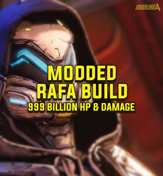 Buy Borderlands 4 Modded Rafa Build – 999 Billion HP & Damage
