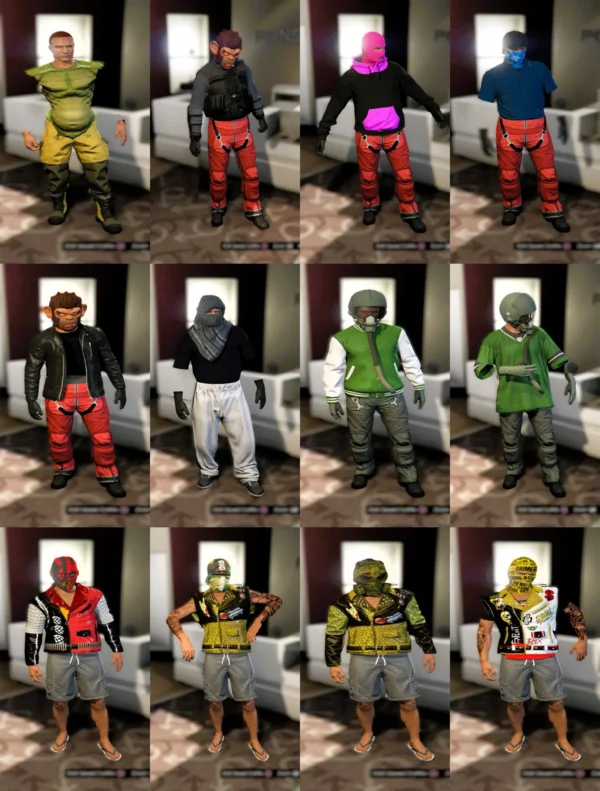 male outfits bundle