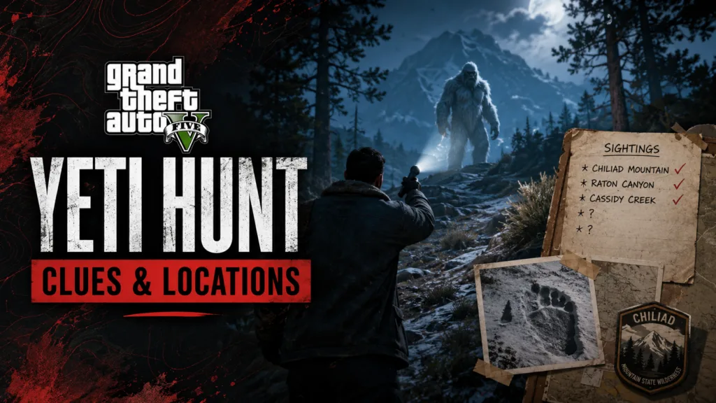 GTA 5 Yeti Hunt – Clues & Locations