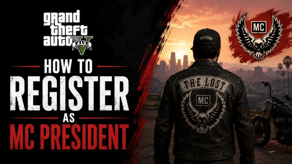 How to Register as MC President in GTA 5