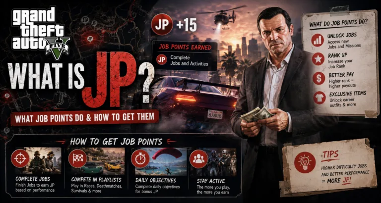 What is JP in GTA 5? What Job Points Do & How to Get Them