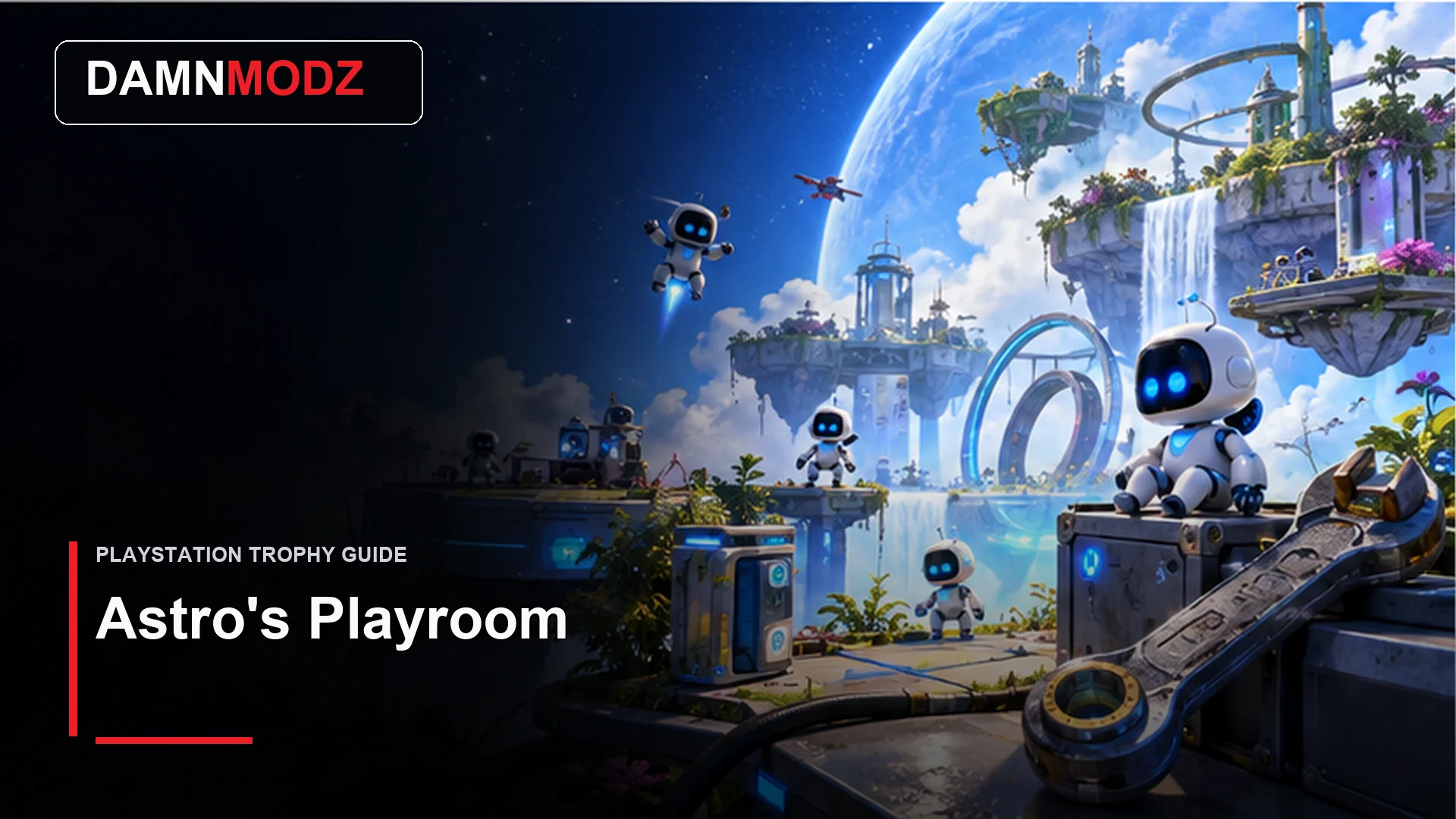 Astro's Playroom PlayStation trophy guide thumbnail by DamnModz
