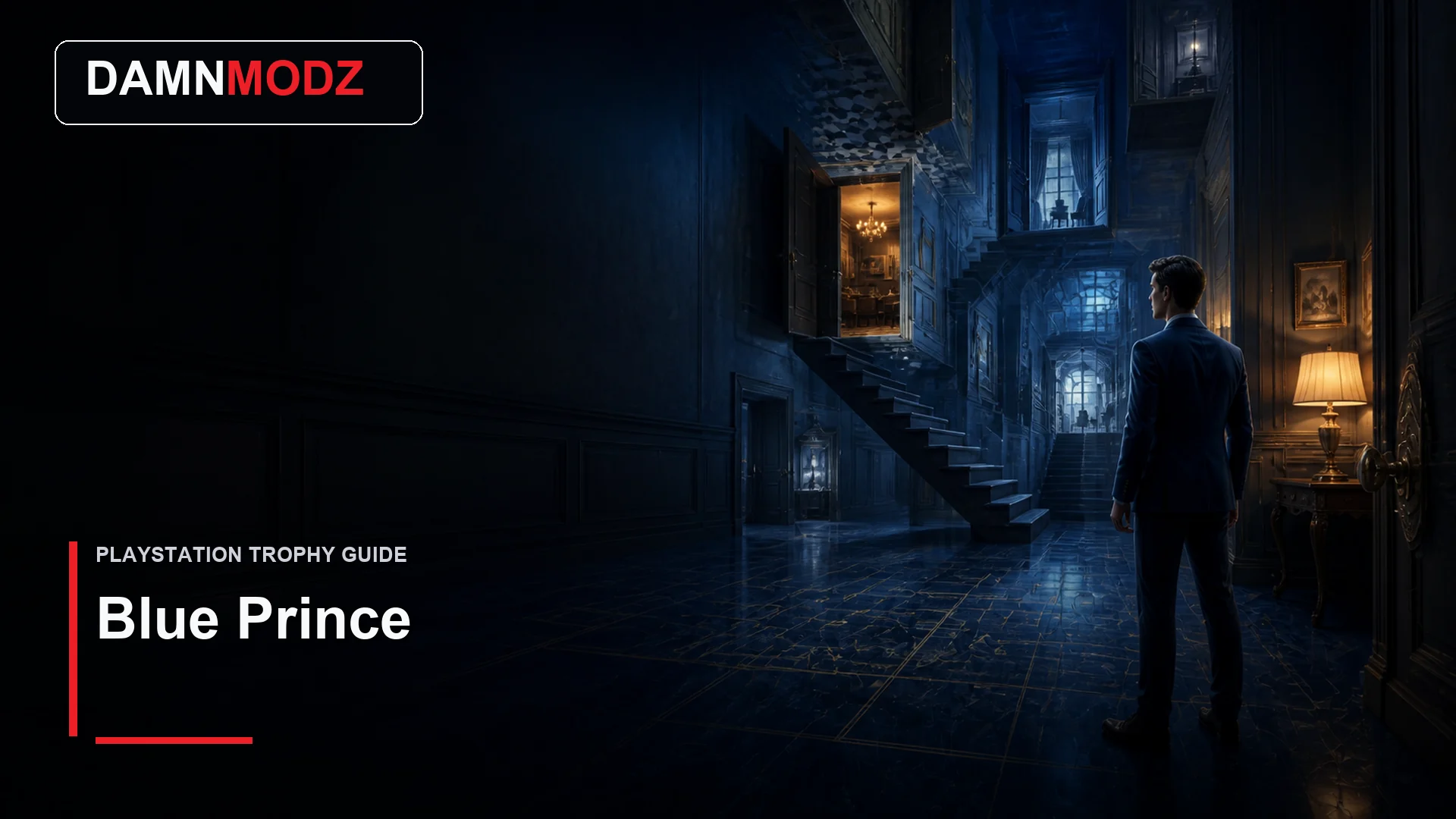 Blue Prince PlayStation trophy guide thumbnail by DamnModz