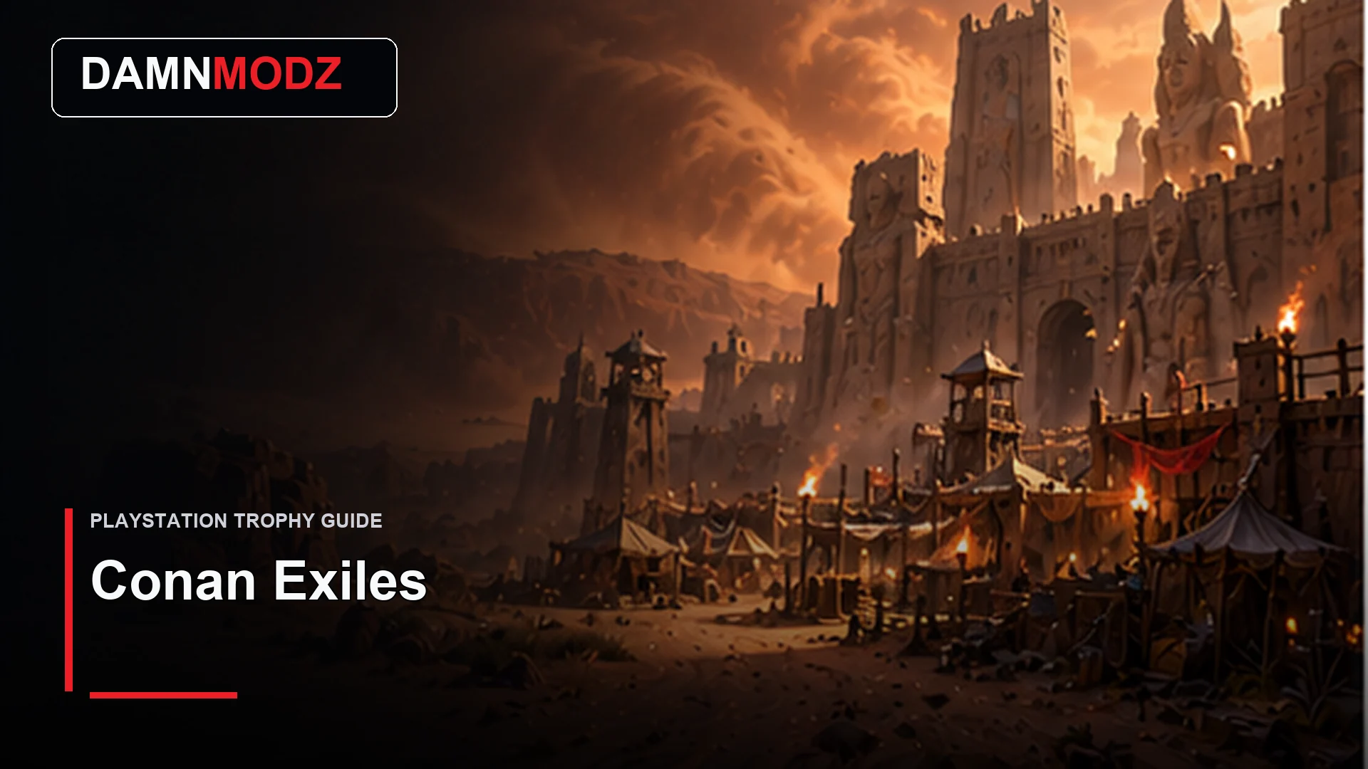 Conan Exiles PlayStation trophy guide thumbnail by DamnModz