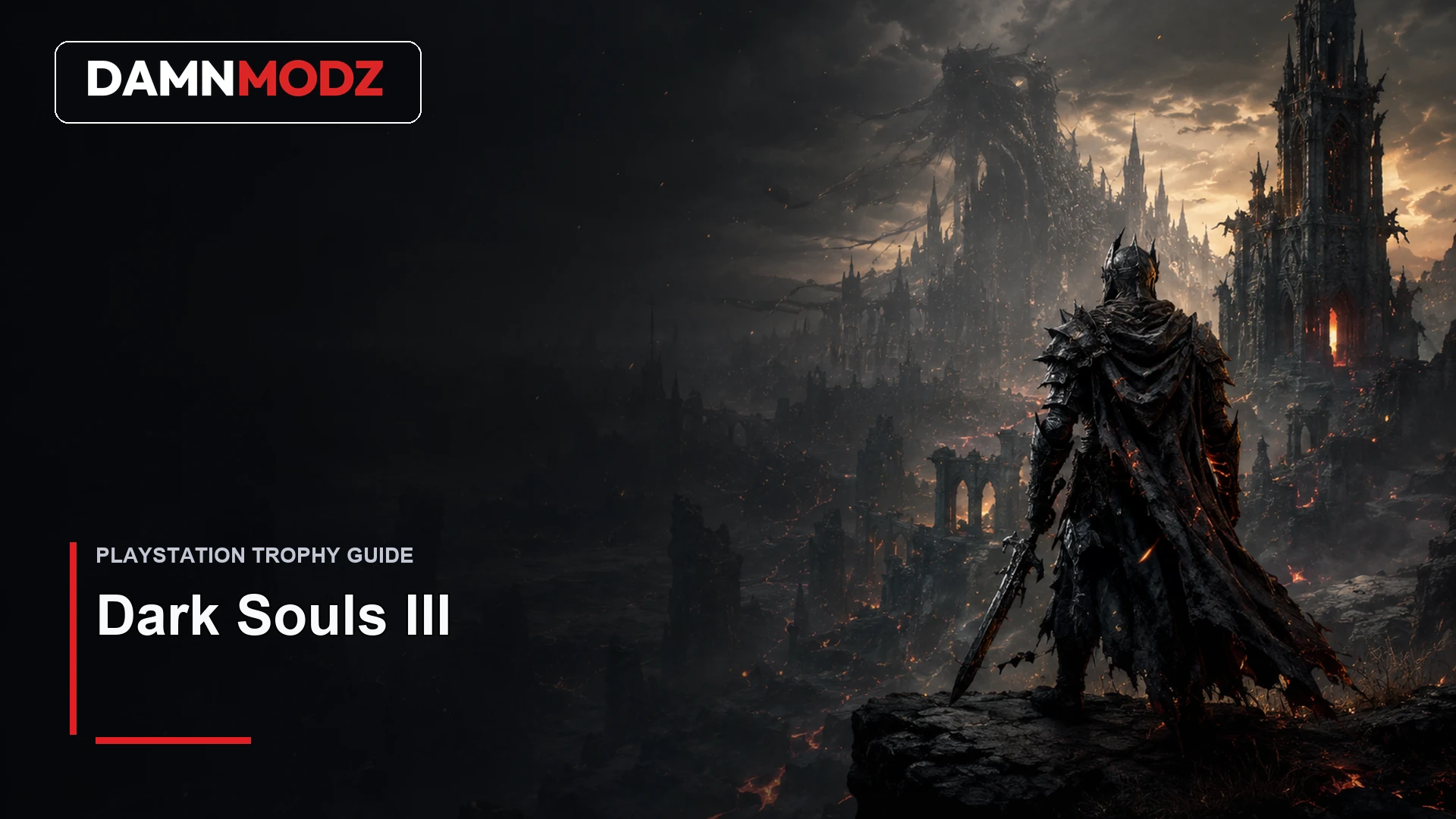 Dark Souls III PlayStation trophy guide thumbnail by DamnModz