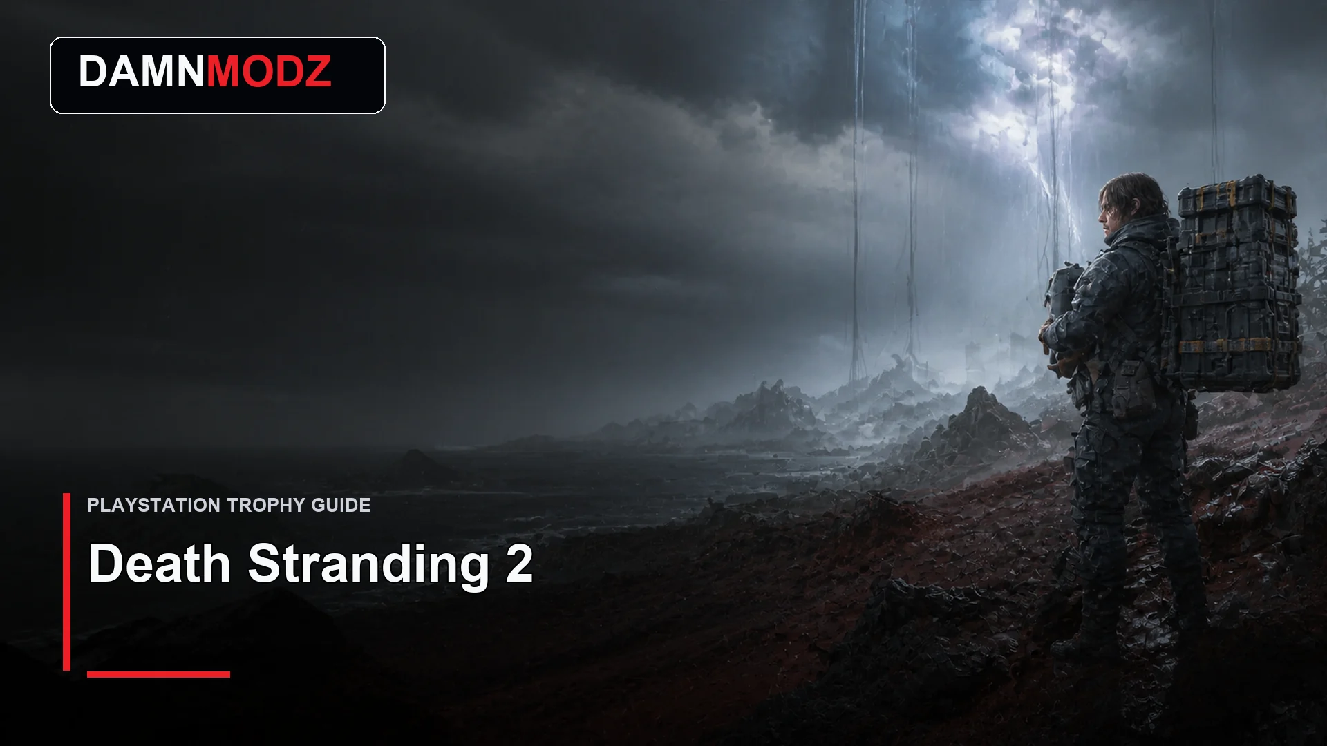 Death Stranding 2 PlayStation trophy guide thumbnail by DamnModz