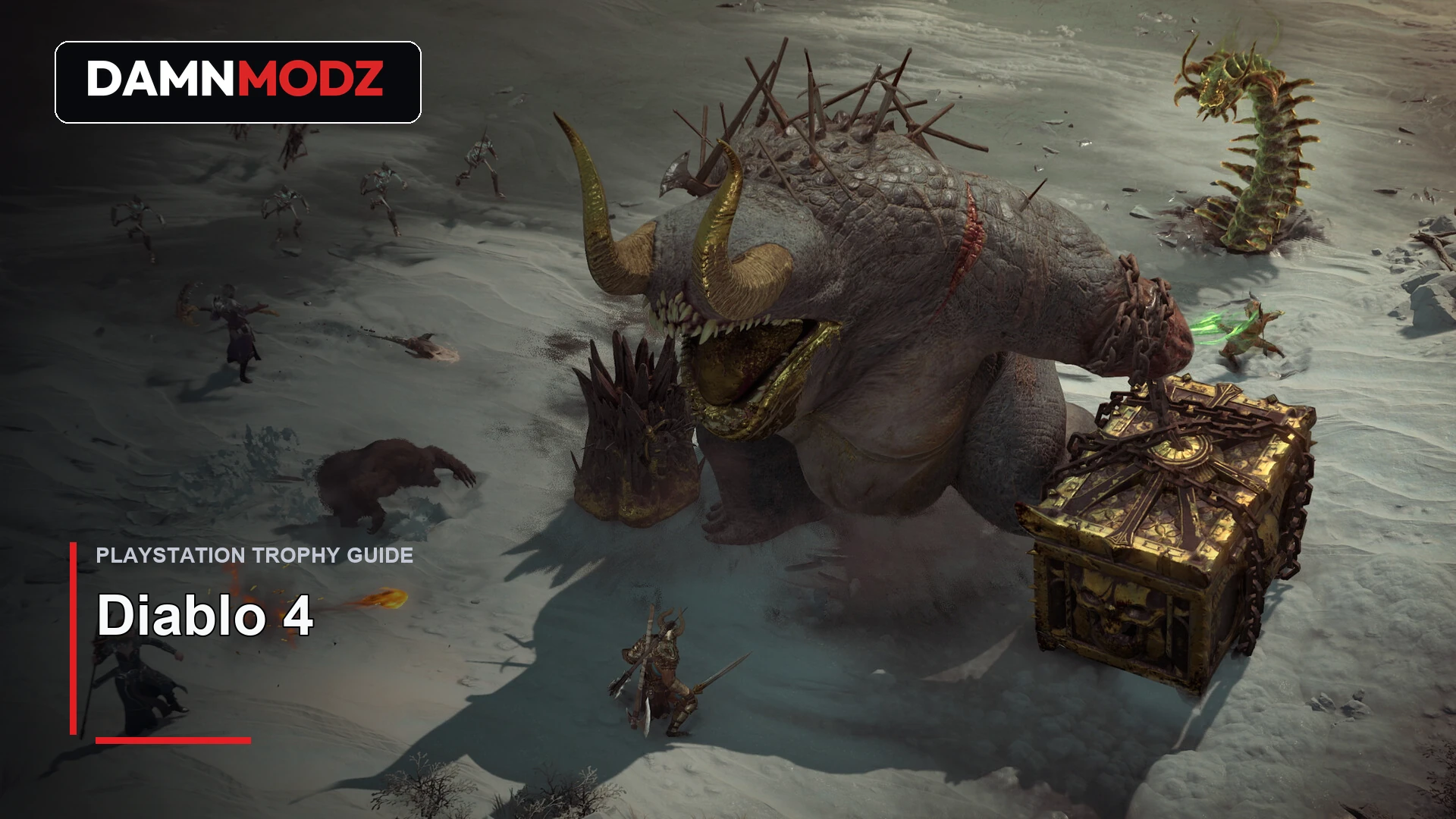 Diablo 4 PlayStation trophy guide thumbnail by DamnModz