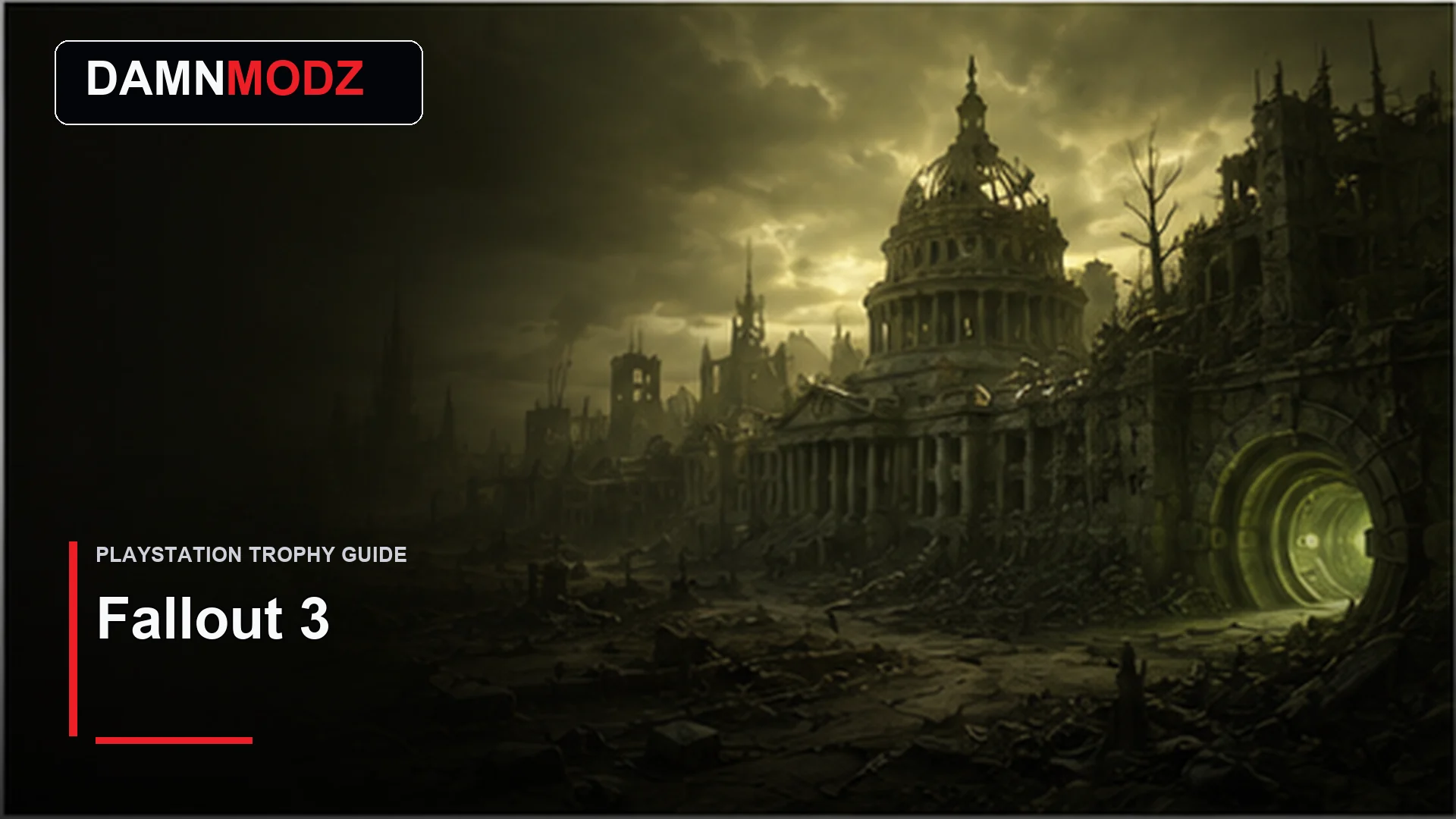 Fallout 3 PlayStation trophy guide thumbnail by DamnModz