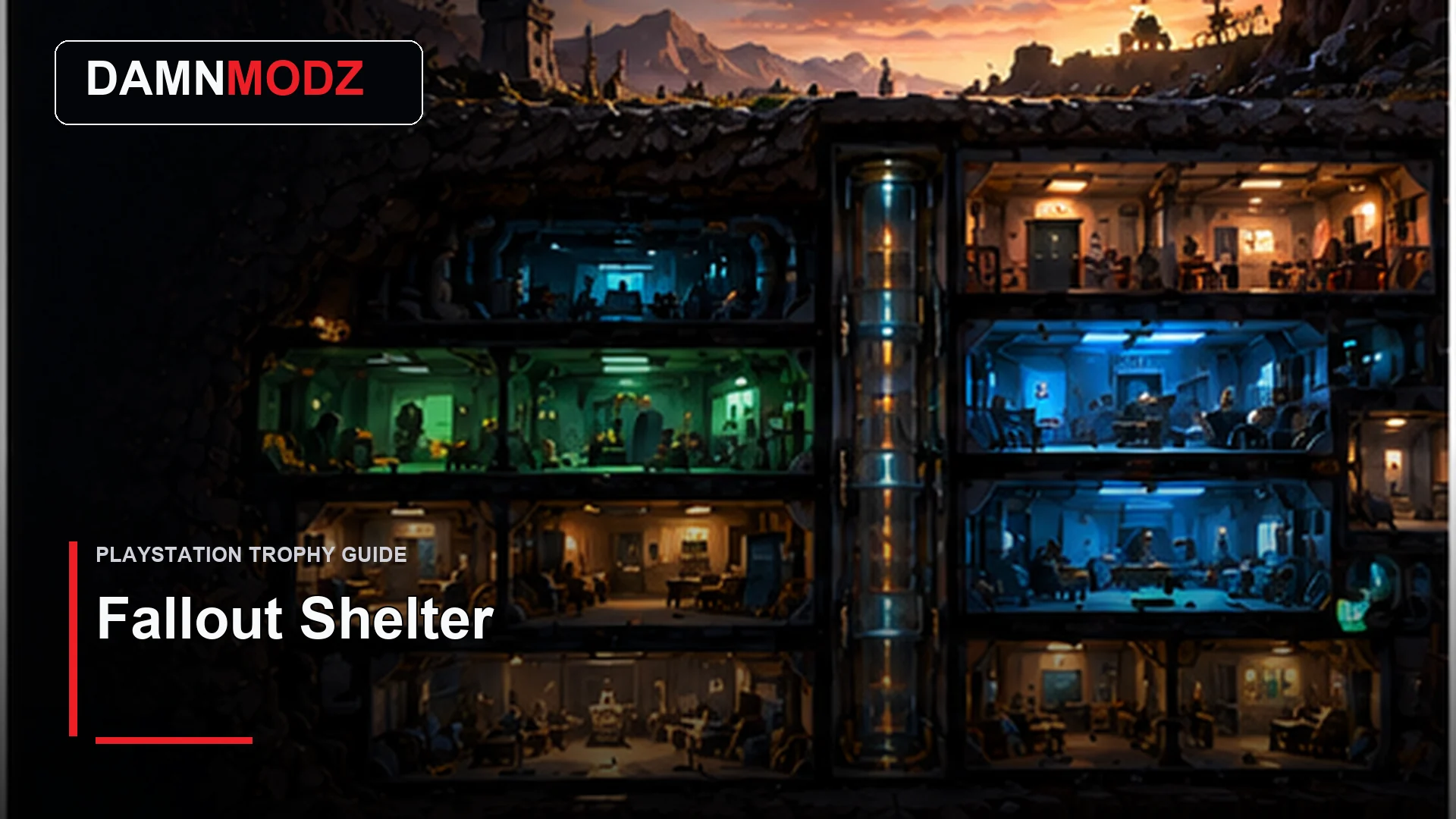 Fallout Shelter PlayStation trophy guide thumbnail by DamnModz