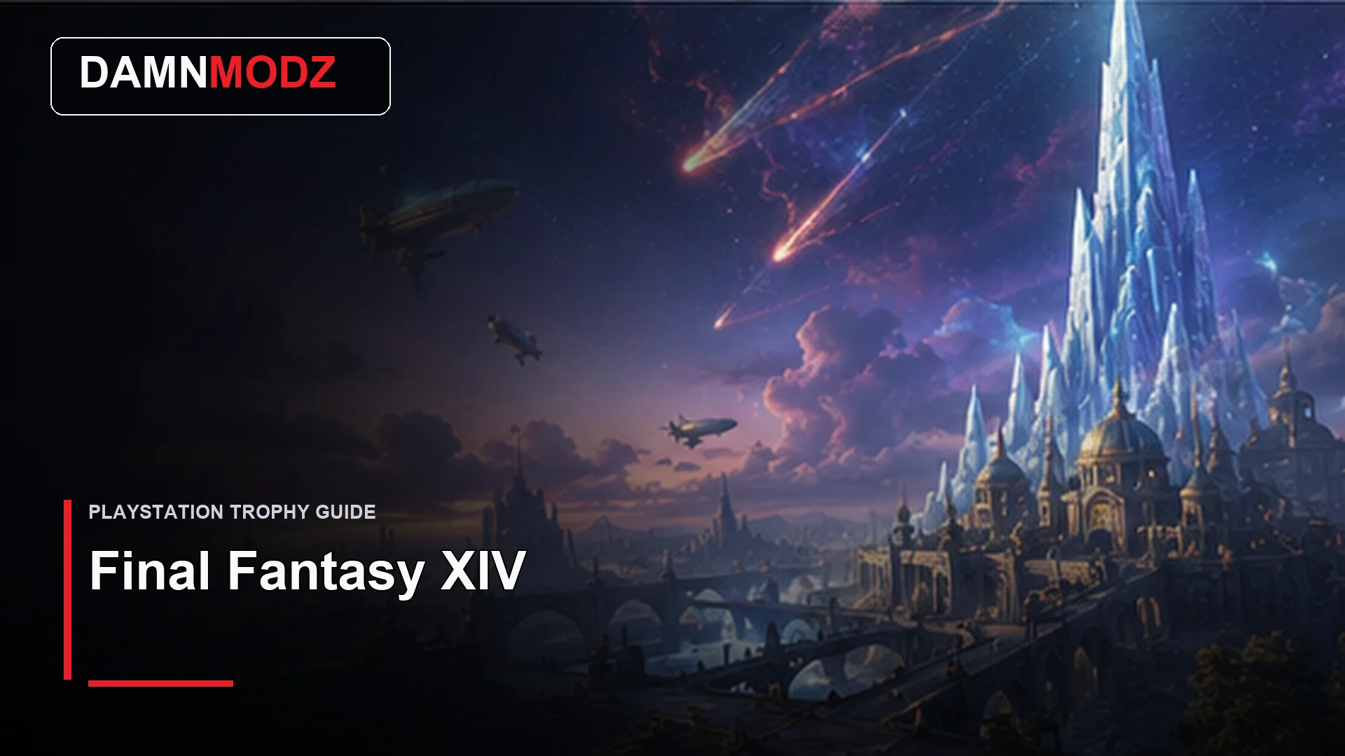 Final Fantasy XIV PlayStation trophy guide thumbnail by DamnModz