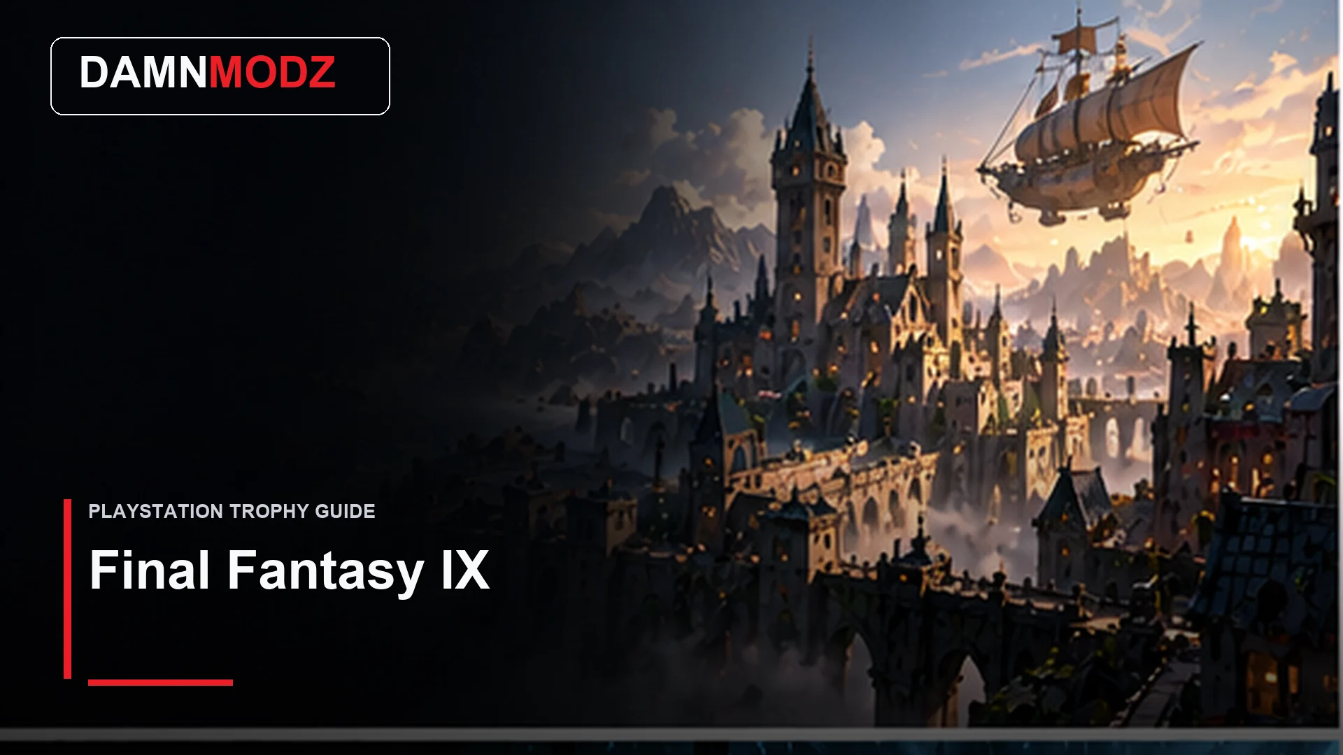Final Fantasy IX PlayStation trophy guide thumbnail by DamnModz