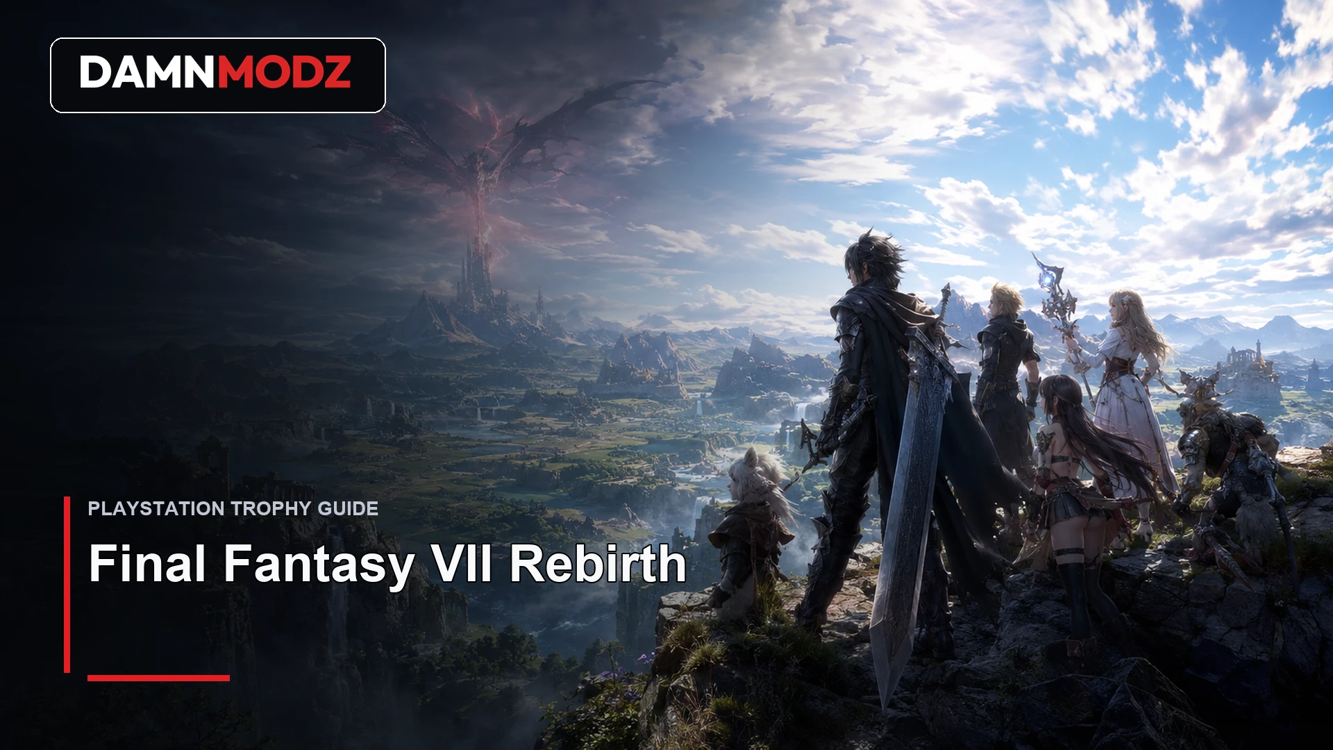Final Fantasy VII Rebirth PlayStation trophy guide thumbnail by DamnModz