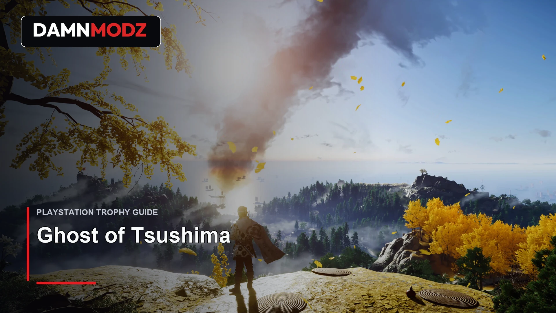 Ghost of Tsushima PlayStation trophy guide thumbnail by DamnModz