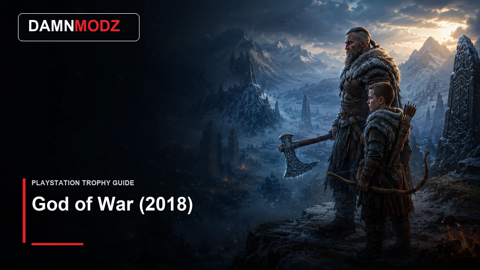God of War (2018) PlayStation trophy guide thumbnail by DamnModz