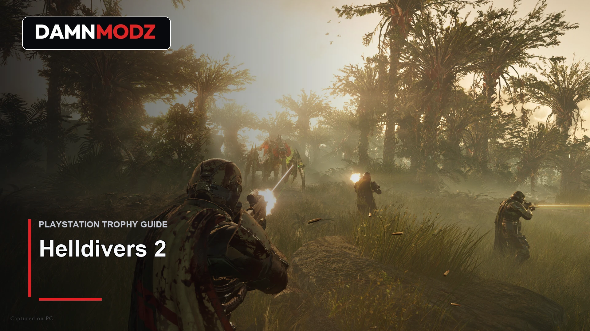 Helldivers 2 PlayStation trophy guide thumbnail by DamnModz