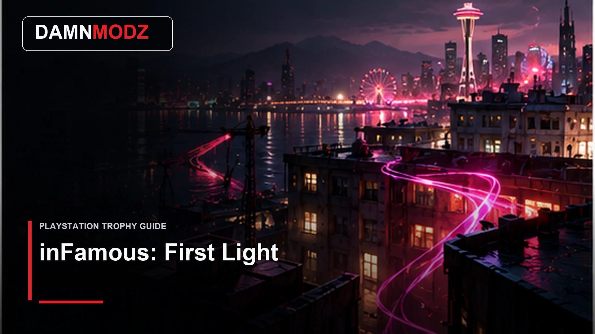 inFamous: First Light PlayStation trophy guide thumbnail by DamnModz