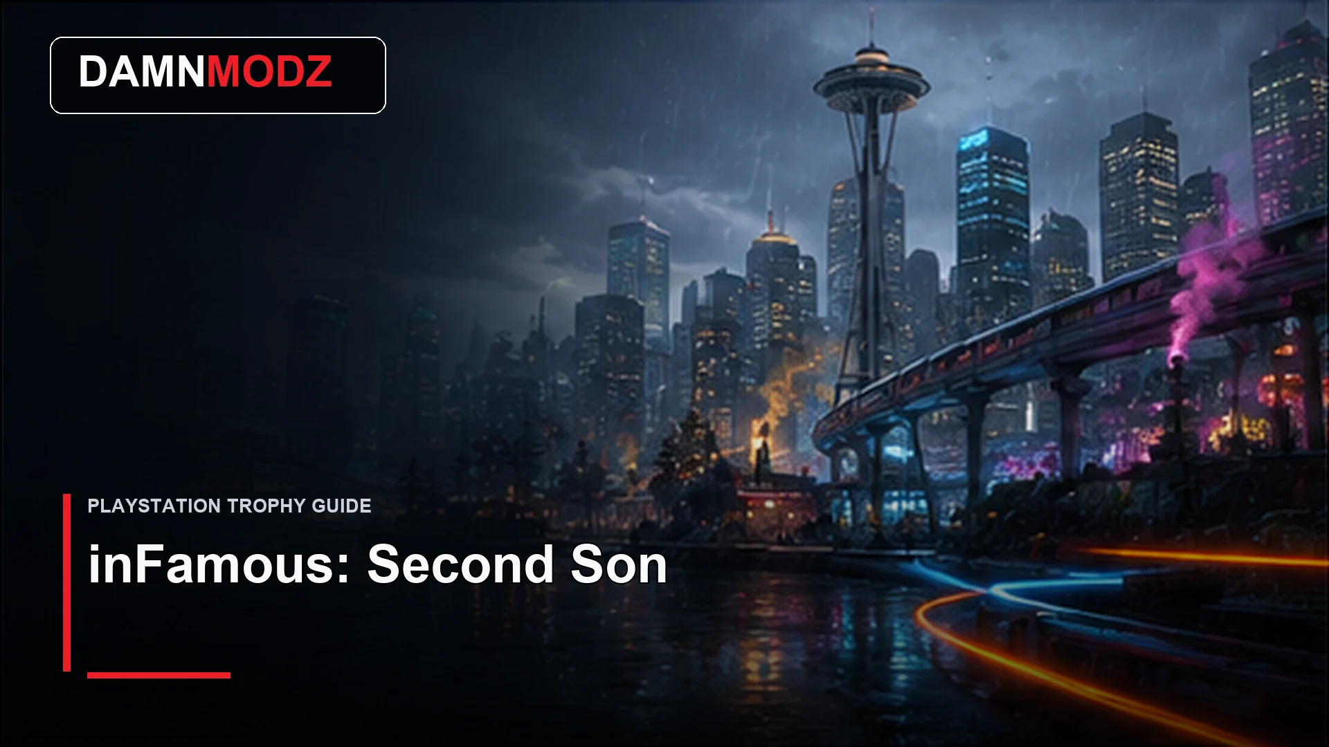 inFamous: Second Son PlayStation trophy guide thumbnail by DamnModz