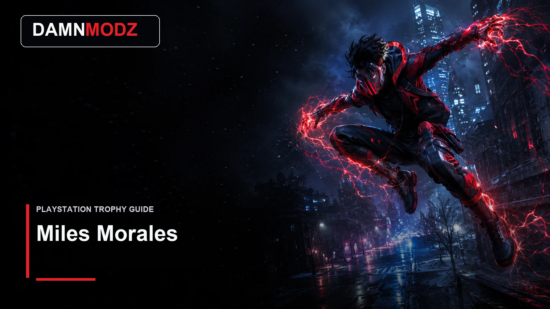 Miles Morales PlayStation trophy guide thumbnail by DamnModz