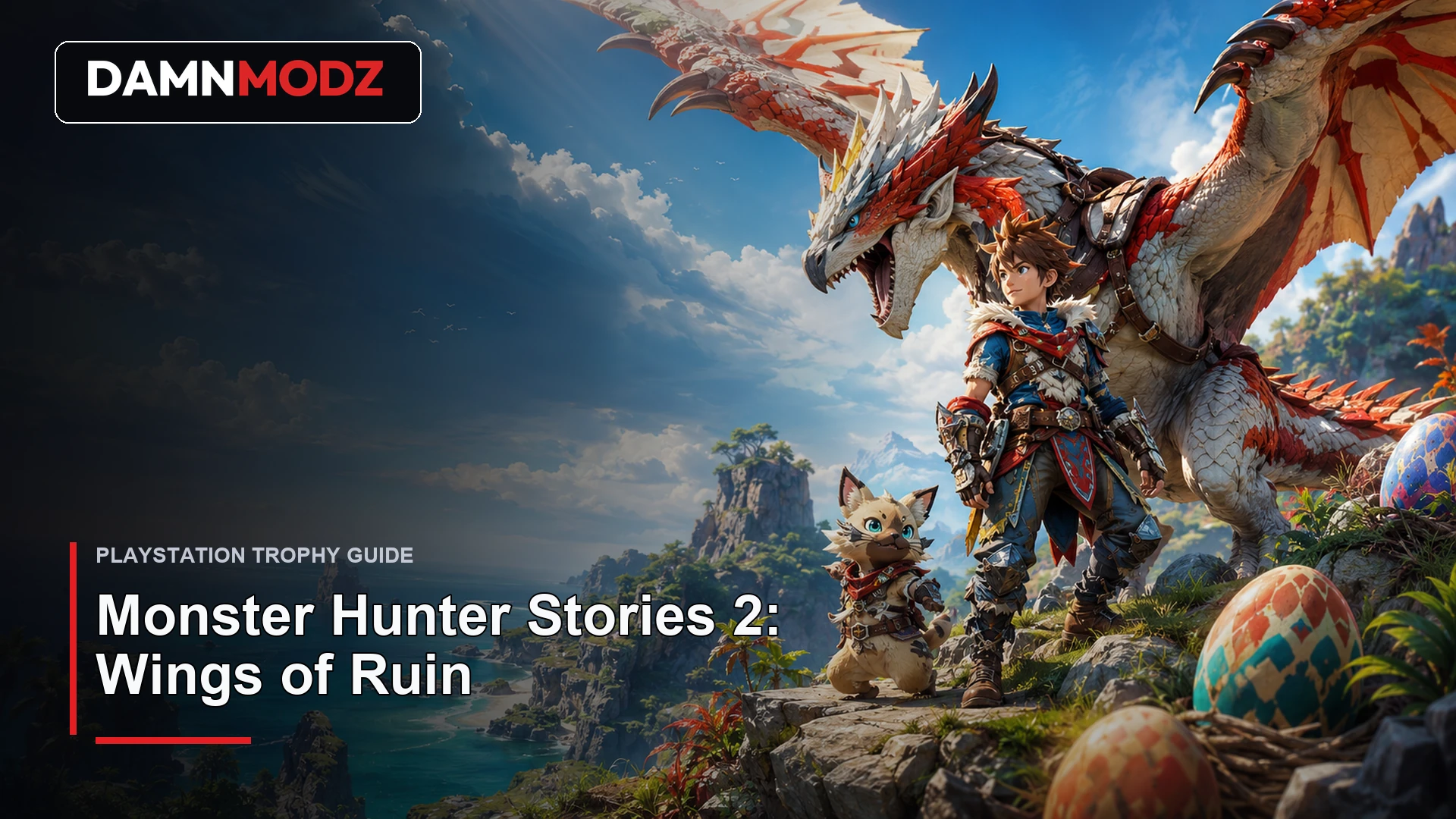 Monster Hunter Stories 2 PlayStation trophy guide thumbnail by DamnModz