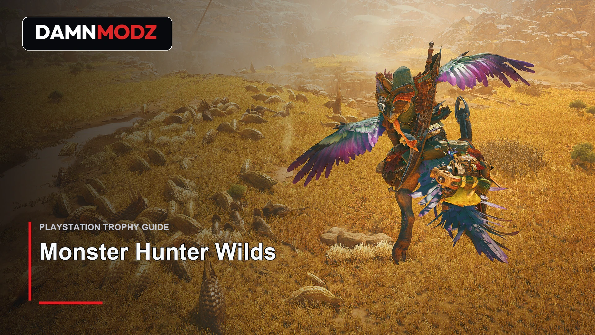 Monster Hunter Wilds PlayStation trophy guide thumbnail by DamnModz