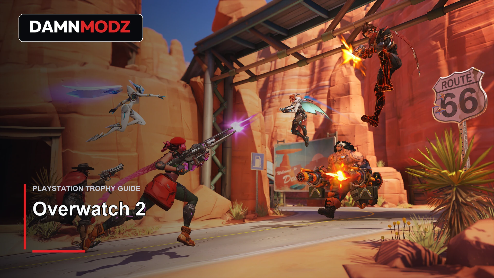 Overwatch 2 PlayStation trophy guide thumbnail by DamnModz
