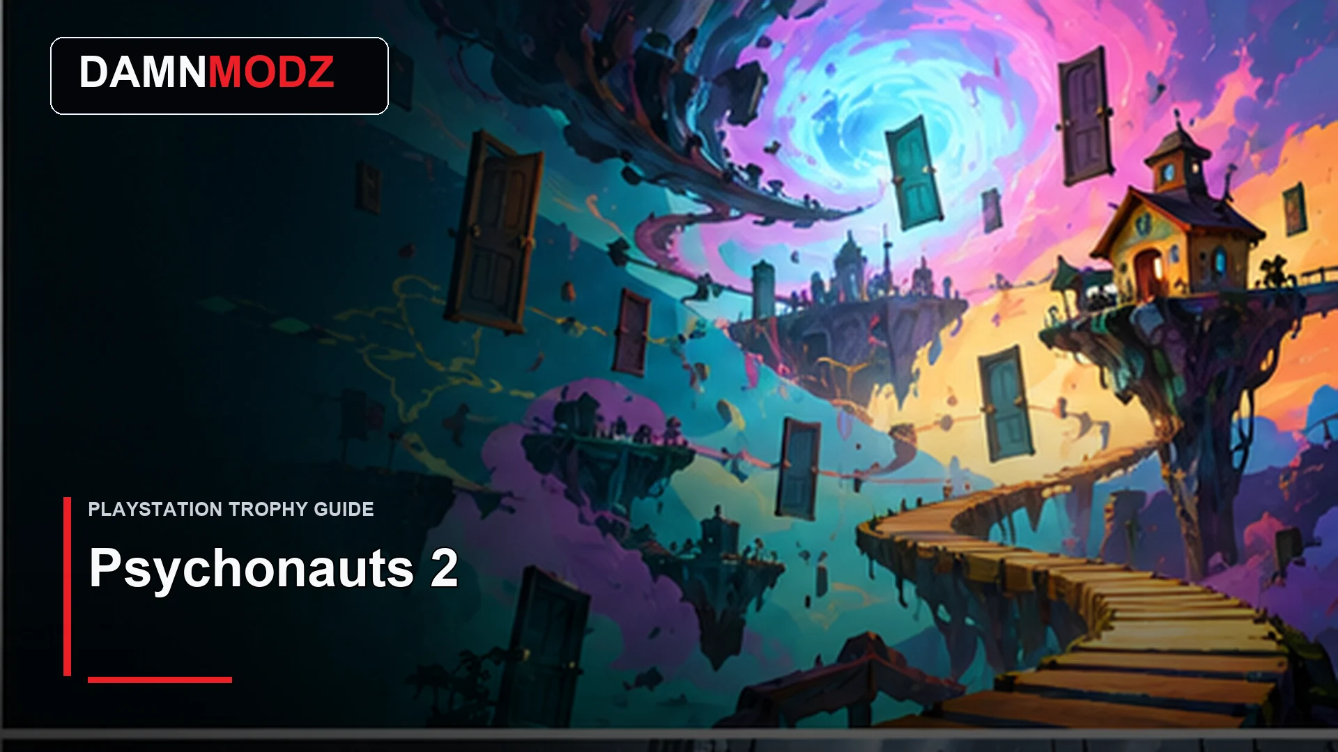 Psychonauts 2 PlayStation trophy guide thumbnail by DamnModz