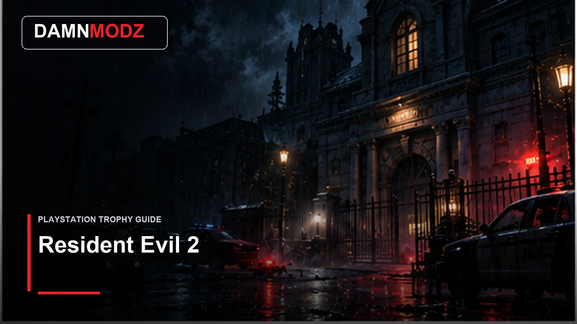 Resident Evil 2 PlayStation trophy guide thumbnail by DamnModz