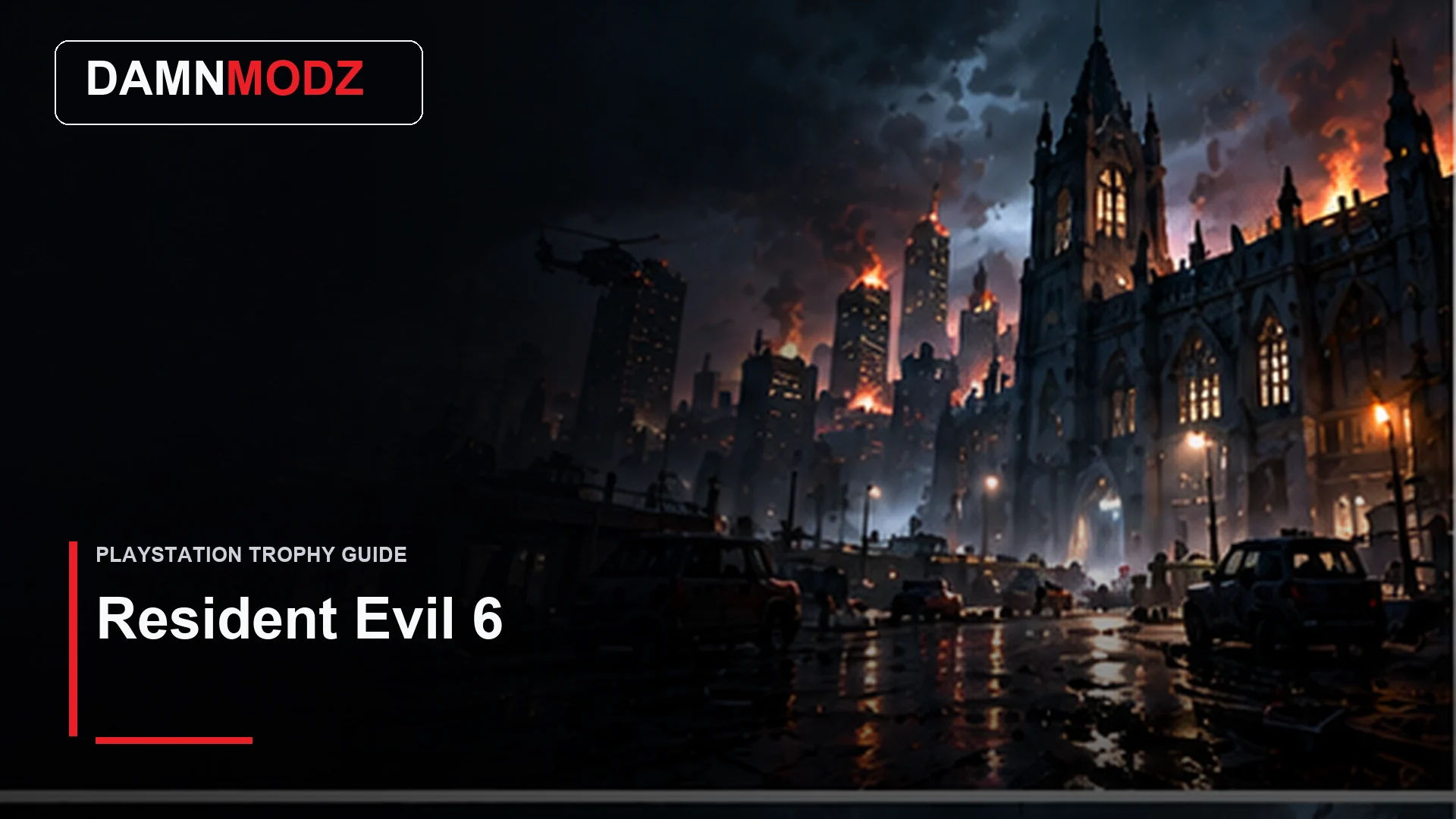 Resident Evil 6 PlayStation trophy guide thumbnail by DamnModz