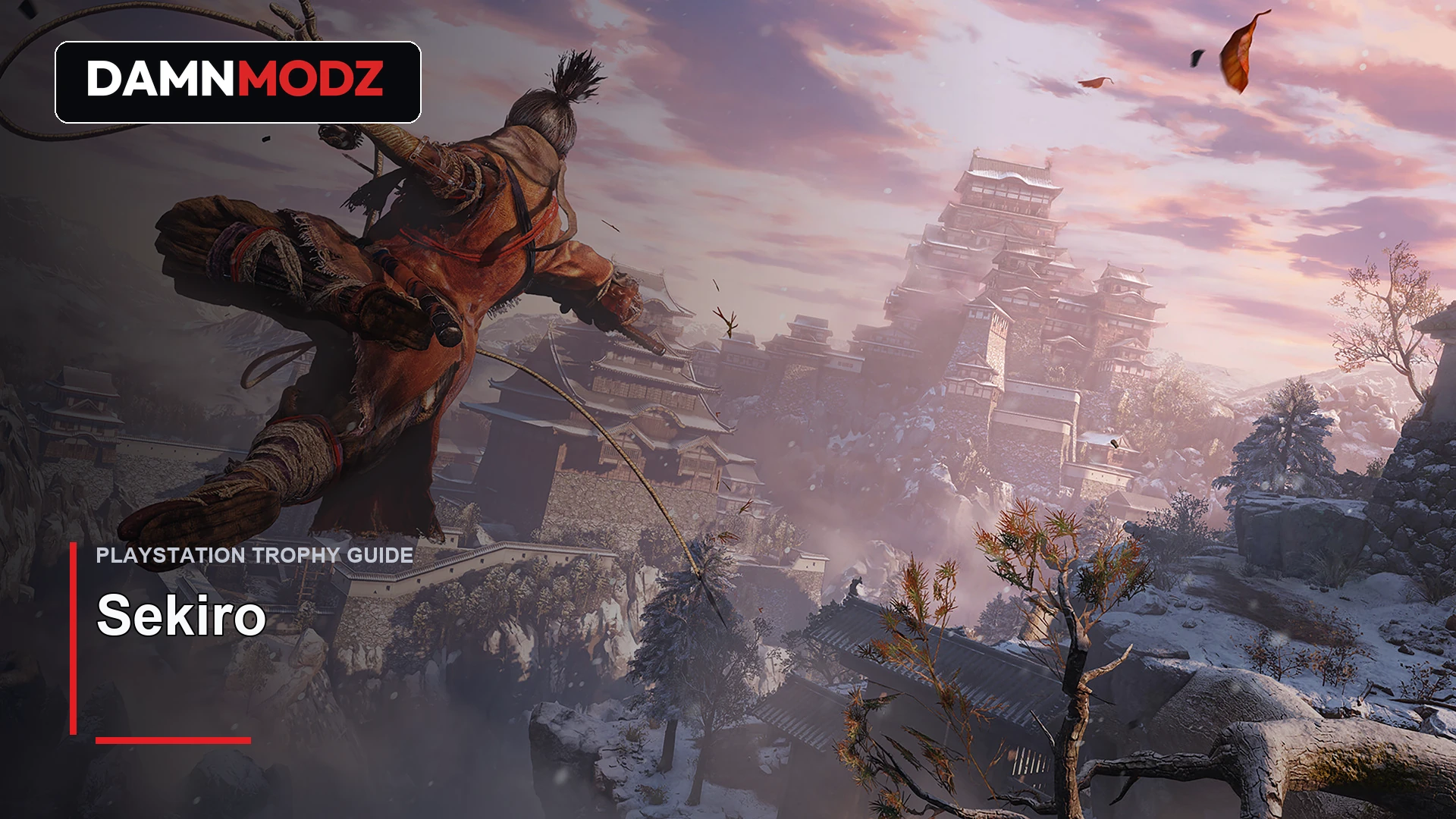 Sekiro PlayStation trophy guide thumbnail by DamnModz
