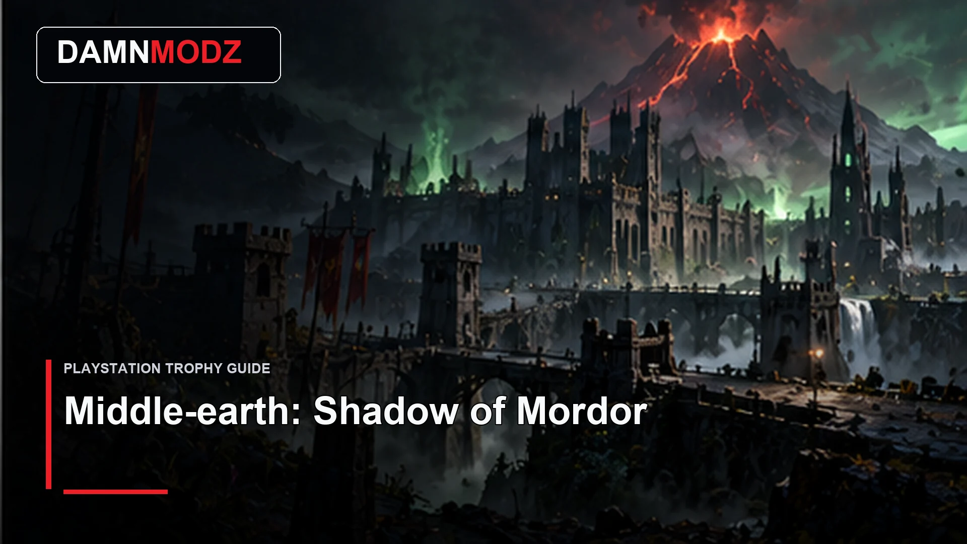 Middle-earth: Shadow of Mordor PlayStation trophy guide thumbnail by DamnModz