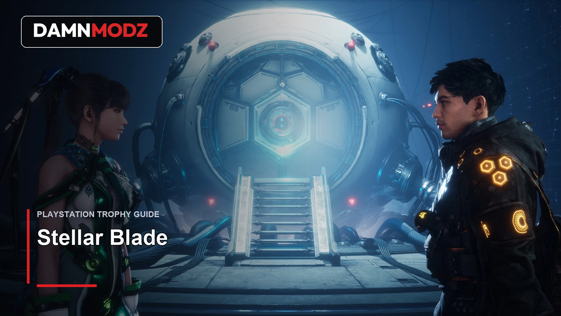 Stellar Blade PlayStation trophy guide thumbnail by DamnModz